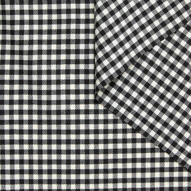 T25M12176 | Houndstooth Wool Drap