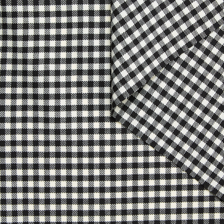 T25M12176 | Houndstooth Wool Drap - view 3