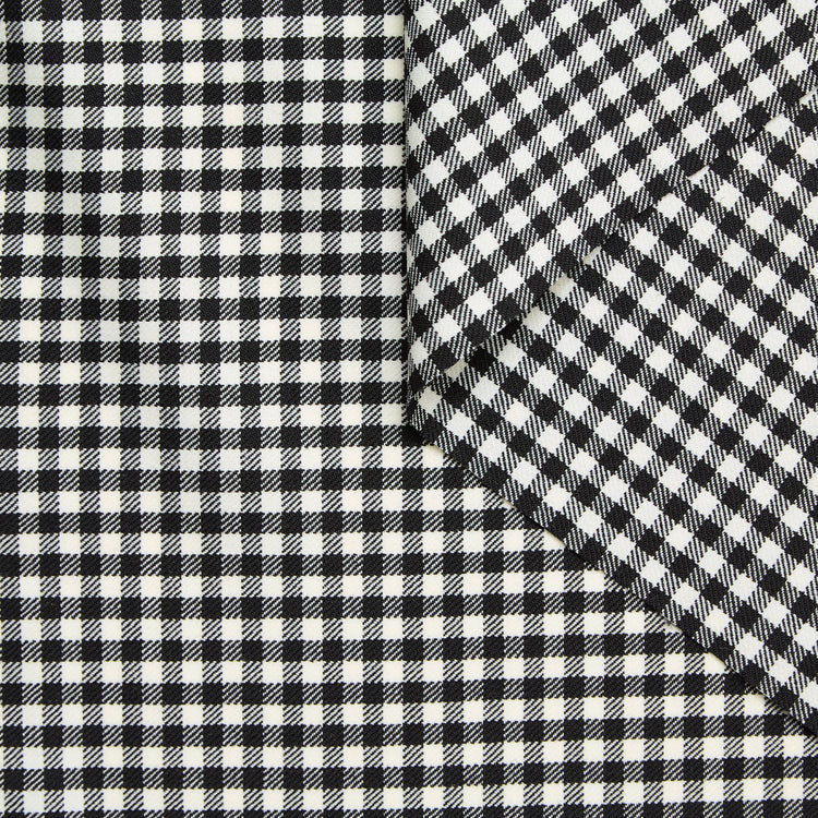 T25M12176 | Houndstooth Wool Drap - view 1