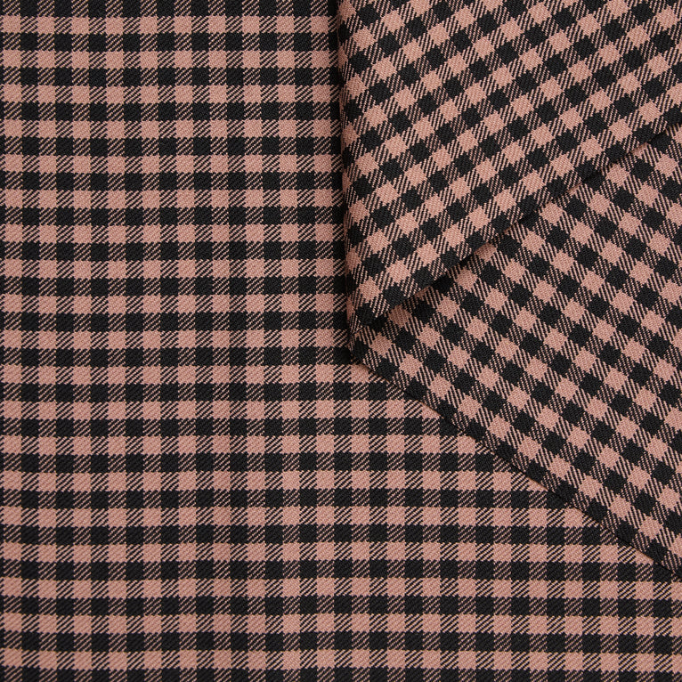 T25M12176 | Houndstooth Wool Drap - view 1