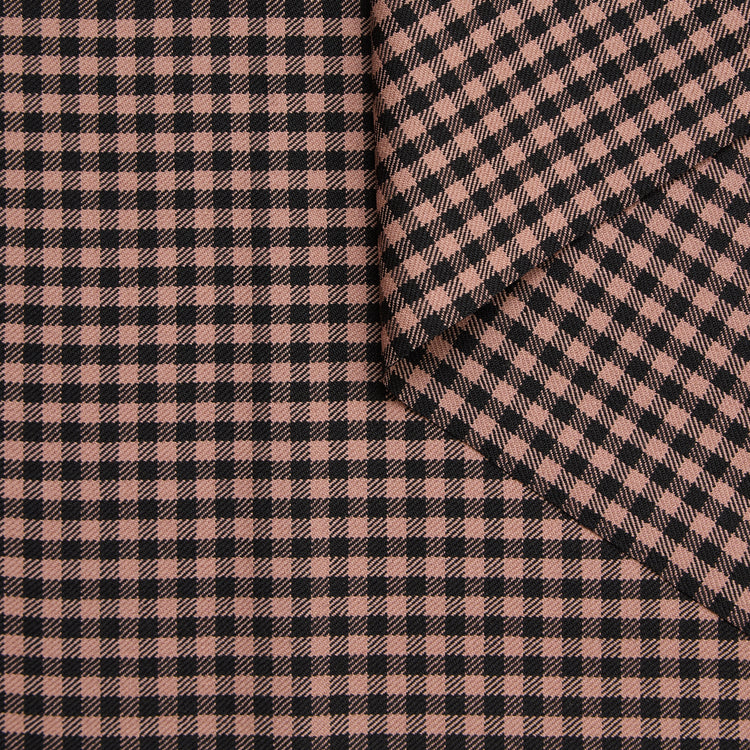 T25M12176 | Houndstooth Wool Drap - view 1