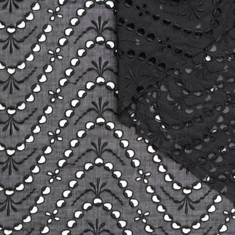 T25M12188 | Broderie Anglaise Vagues
