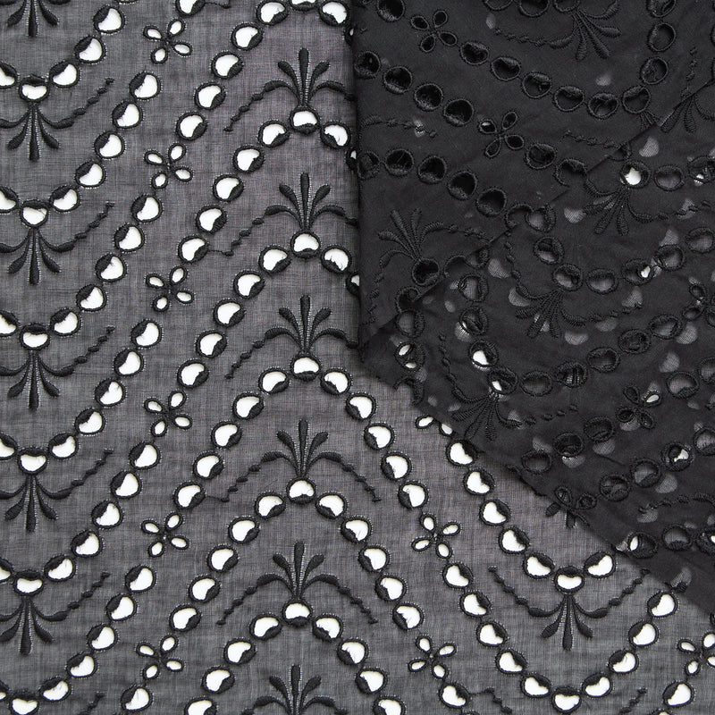 T25M12188 | Broderie Anglaise Vagues