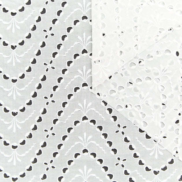 T25M12188 | Broderie Anglaise Vagues