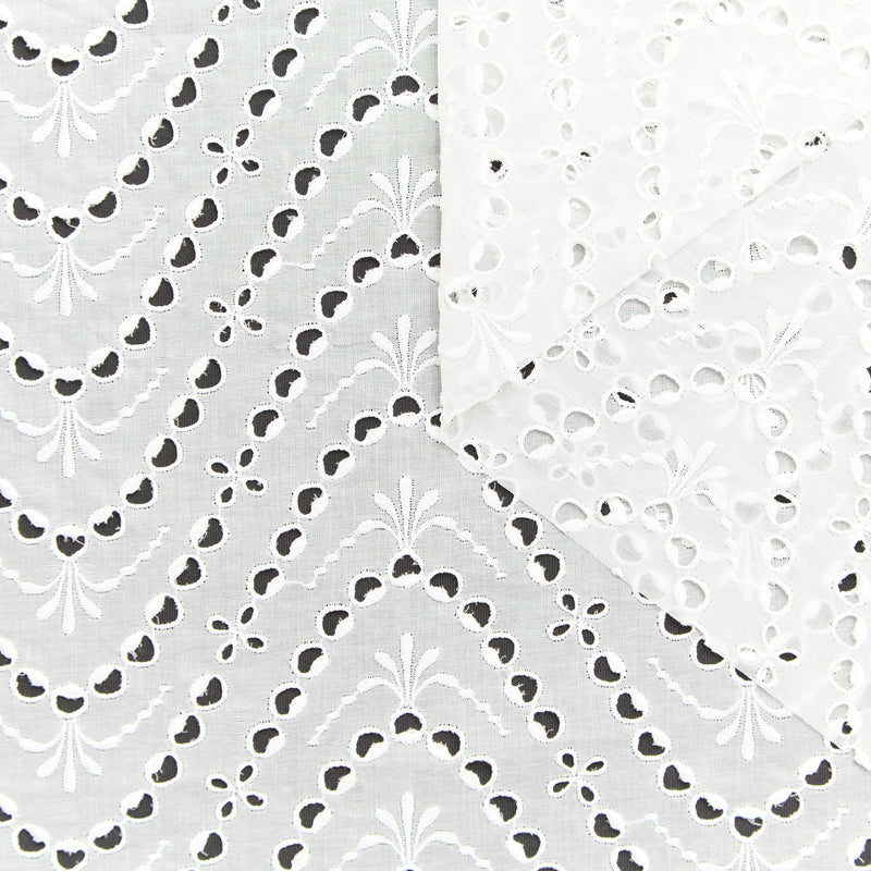 T25M12188 | Broderie Anglaise Vagues