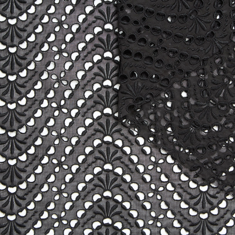 T25M12189 | Broderie Anglaise Vagues