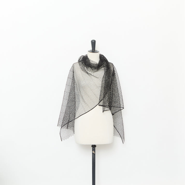 T25M12191 | Silk &amp; Cotton Wide Fishnet - view 2