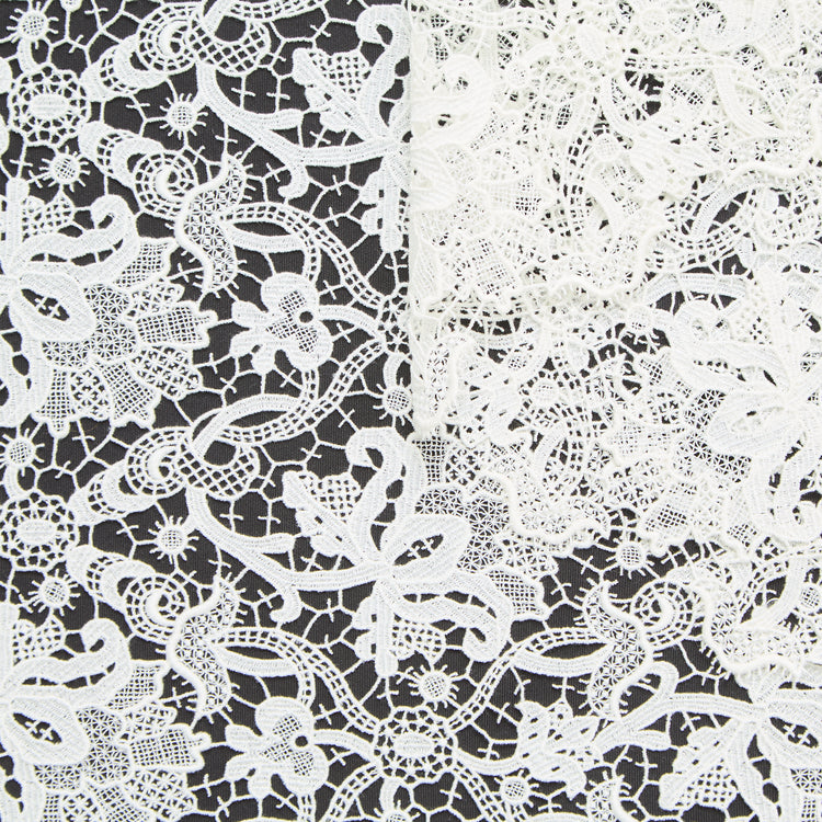 T25M12193 | Guipure Florale en Coton - vue 1