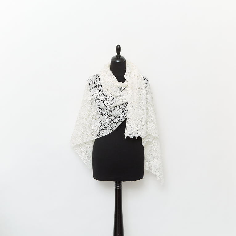 T25M12193 | Guipure Florale en Coton - vue 3