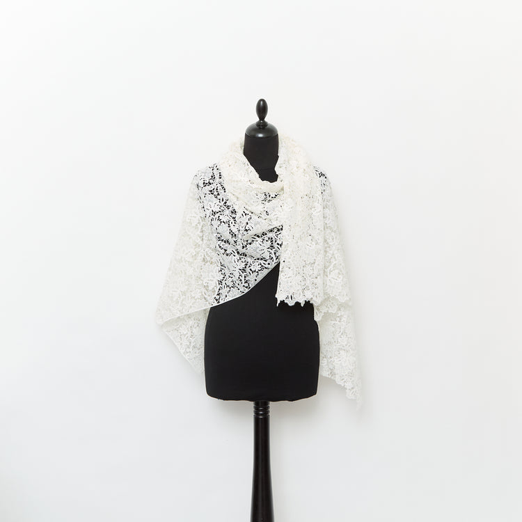 T25M12193 | Guipure Florale en Coton - vue 2