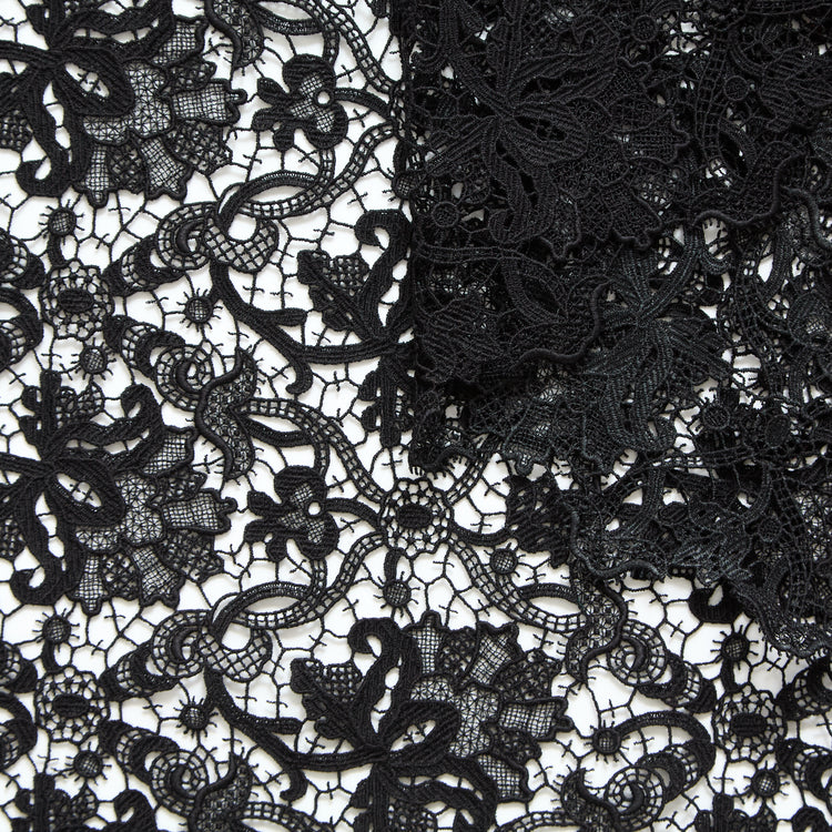 T25M12193 | Guipure Florale en Coton - vue 1