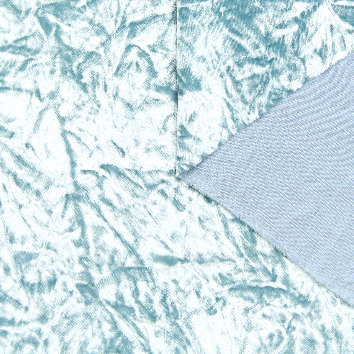 T25M12203 | Velours Froissé en Viscose et Soie