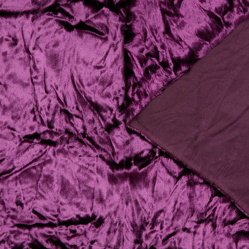 T25M12203 | Velours Froissé en Viscose et Soie