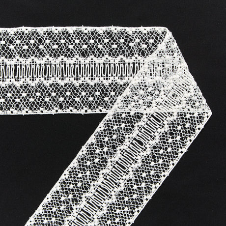 T25M12205 | Dentelle à Pois en 7 cm