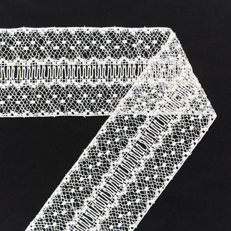 T25M12205 | Dentelle à Pois en 7 cm - vue 1