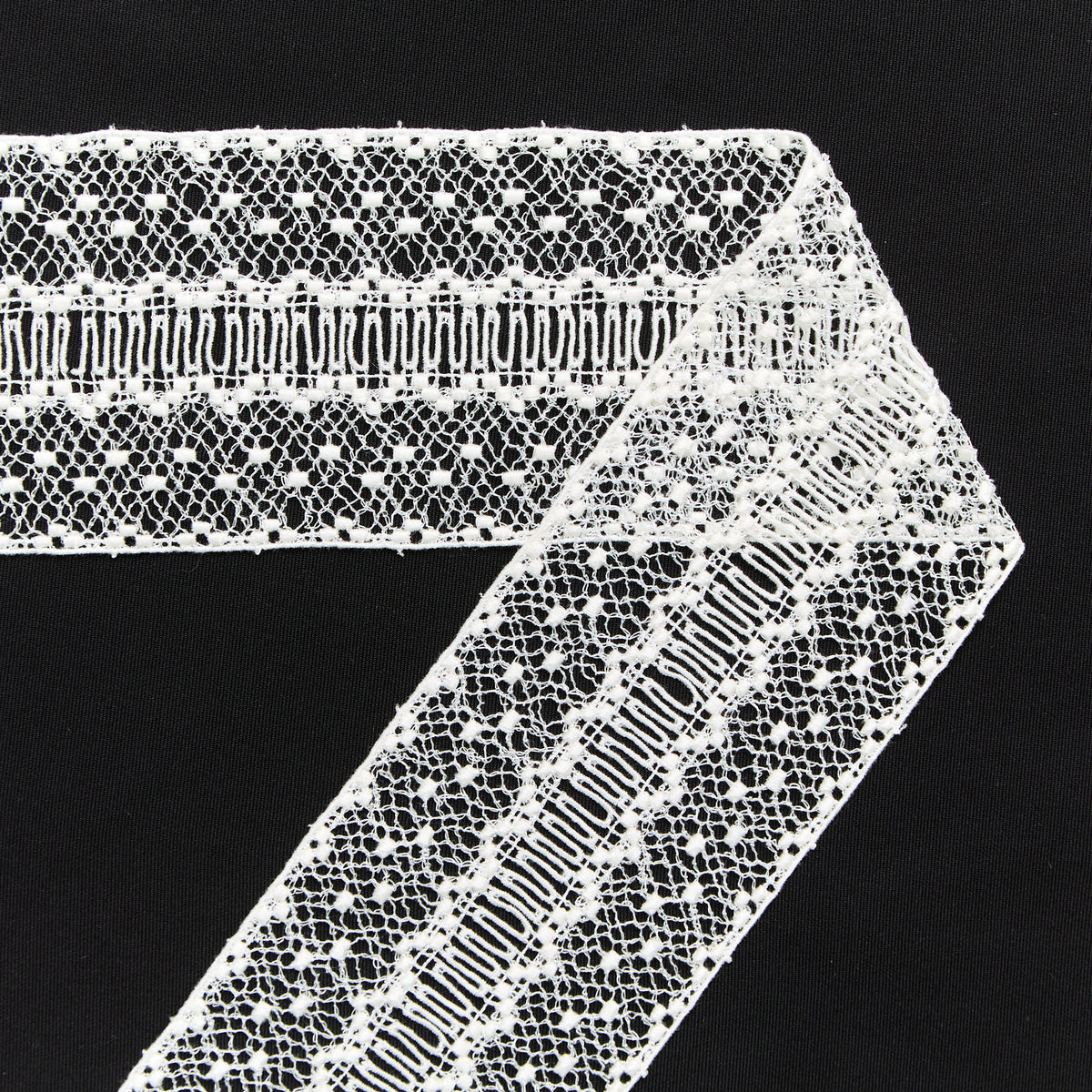 T25M12205 | Dentelle à Pois en 7 cm