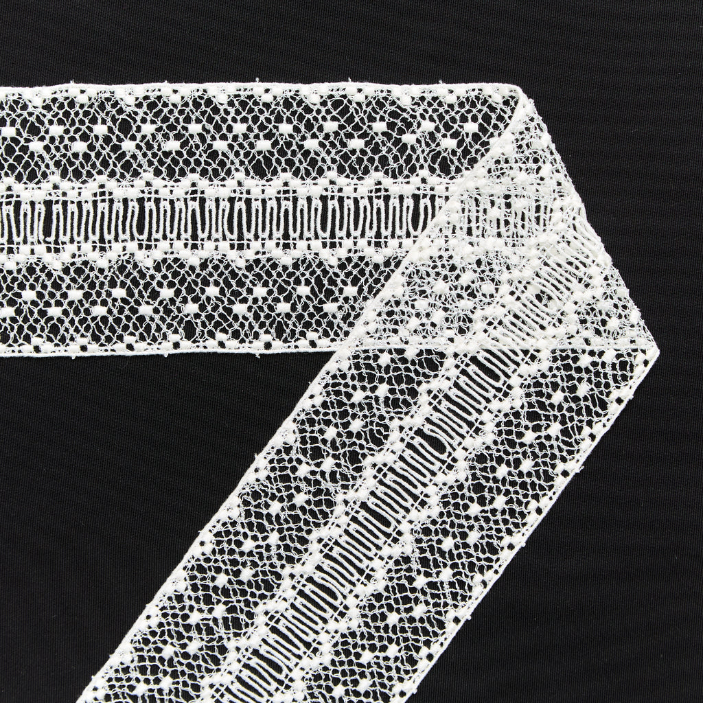 T25M12205 | Dentelle à Pois en 7 cm