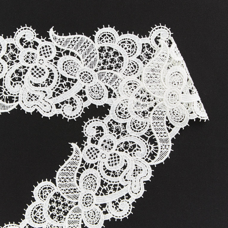 T25M12225 | Dentelle à Fleur en 4 cm - vue 1