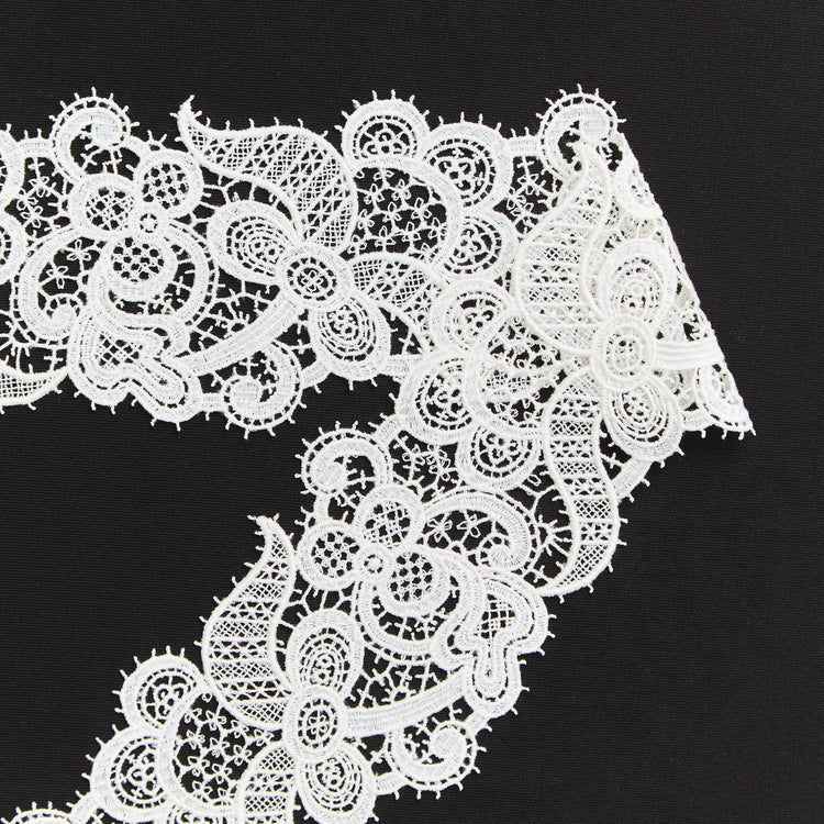T25M12225 | Dentelle à Fleur en 4 cm - vue 1