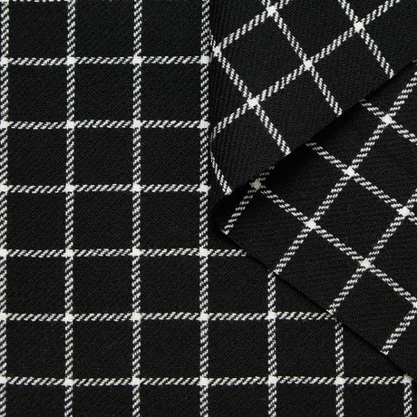  Coating Séparable à Carreaux en Laine 