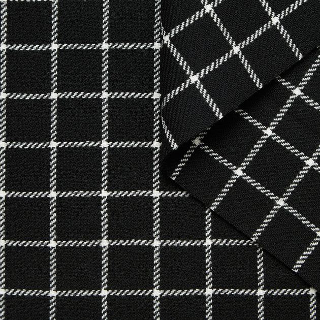 T25M12237 | Splittable Checked Wool Coating