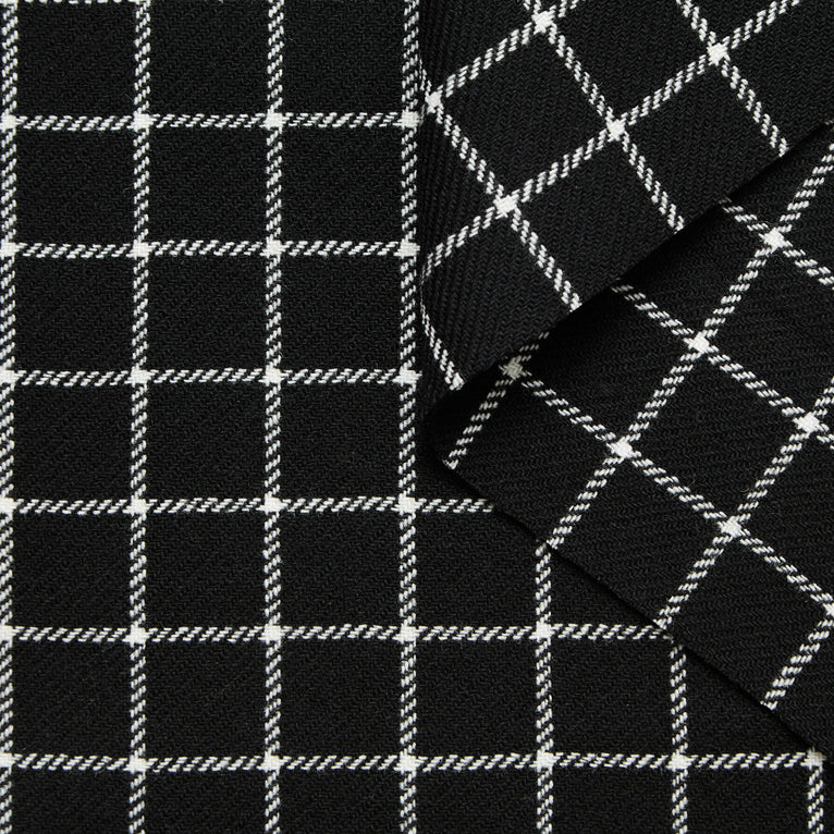 T25M12237 | Coating Séparable à Carreaux en Laine  - vue 2