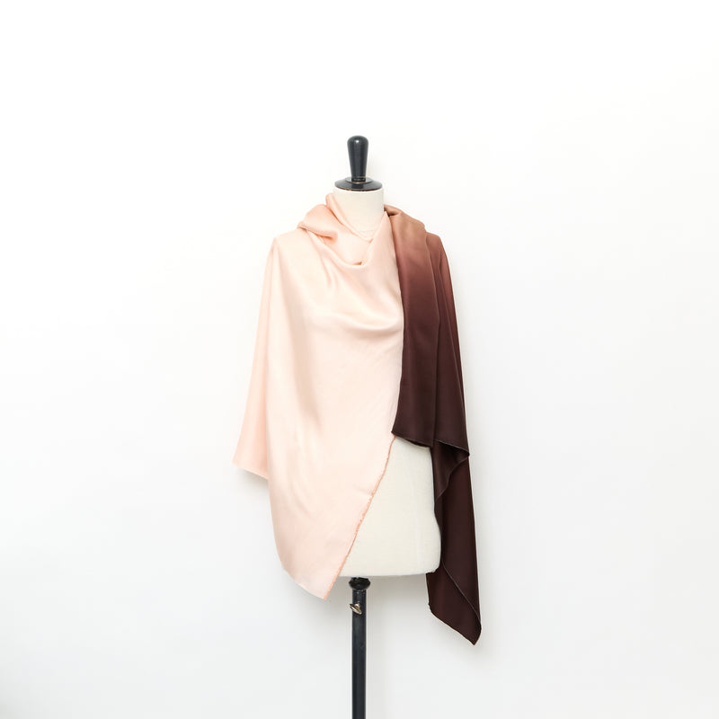 T25M12270 | Twill de Soie à Teinture Dégradée