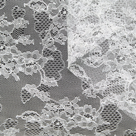 T25M12446 | Dentelle Florale en Soie