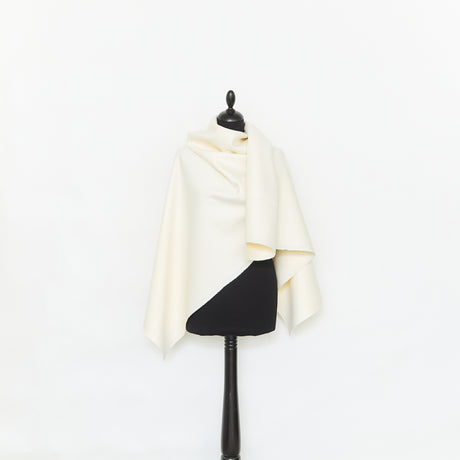  Drap Double Face en Laine Vierge et Cachemire