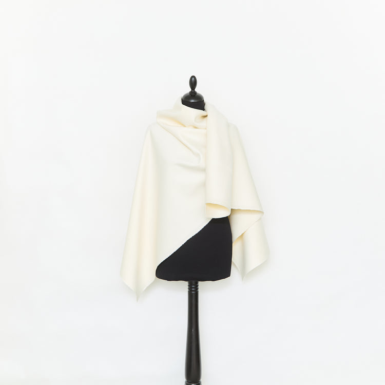 T25M12448 | Drap Double Face en Laine Vierge et Cachemire - vue 2