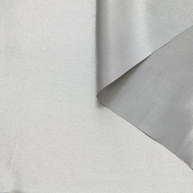 T25M12453 | Satin Lamé en Viscose et Soie