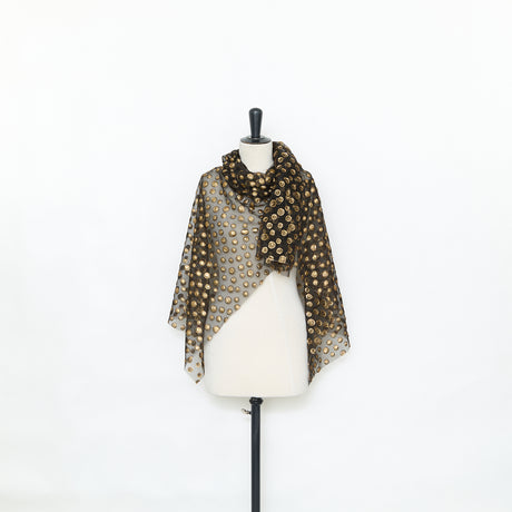  Organdi Jacquard Cloqué en Lurex