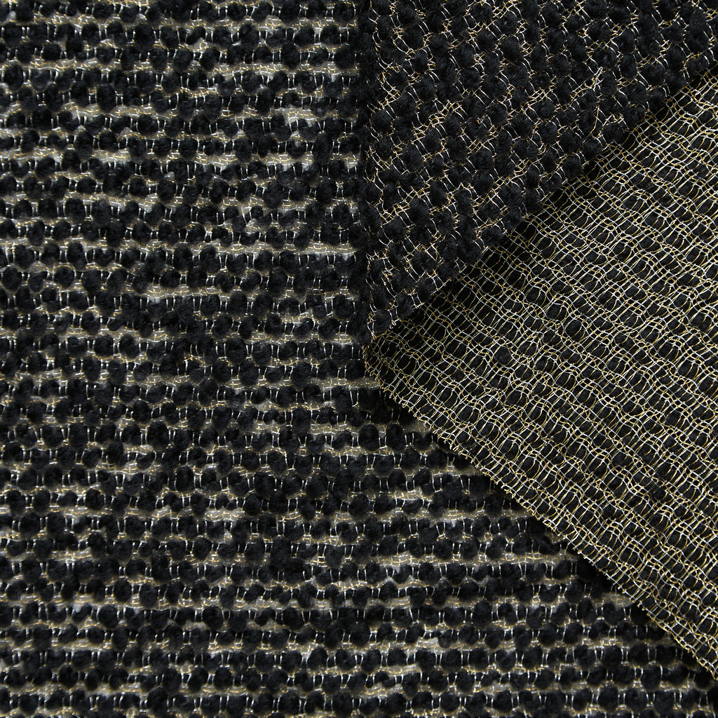 T25M12466 | Tweed Effect on Metallic Gauze