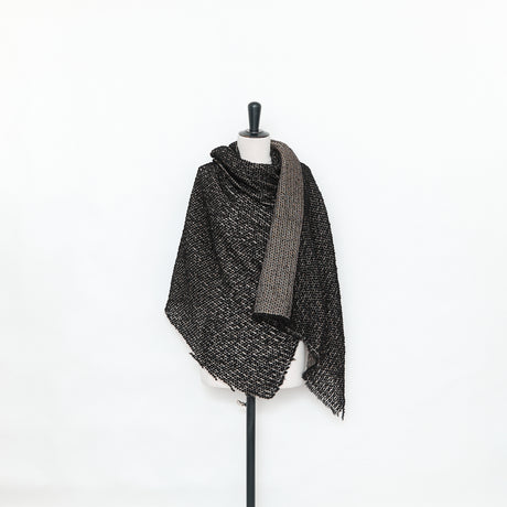  Gaze Métallique Effet Tweed