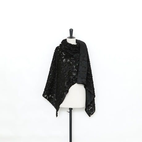  Jacquard Géométrique Fils Coupés sur Organdi 
