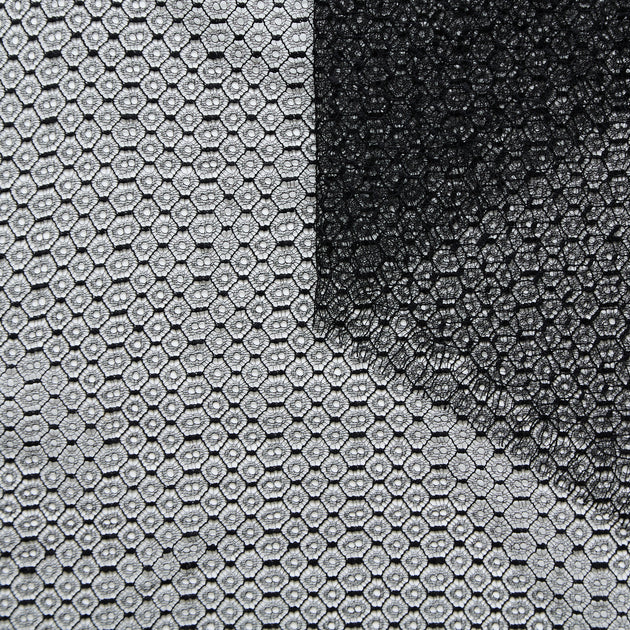 T25M12475 | Guipure Hexagonale de Coton