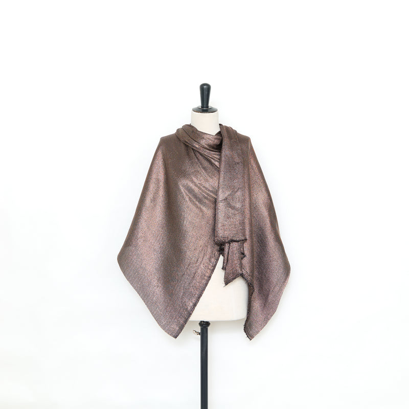 T25M12480 | Natté Léger Lamé en Soie