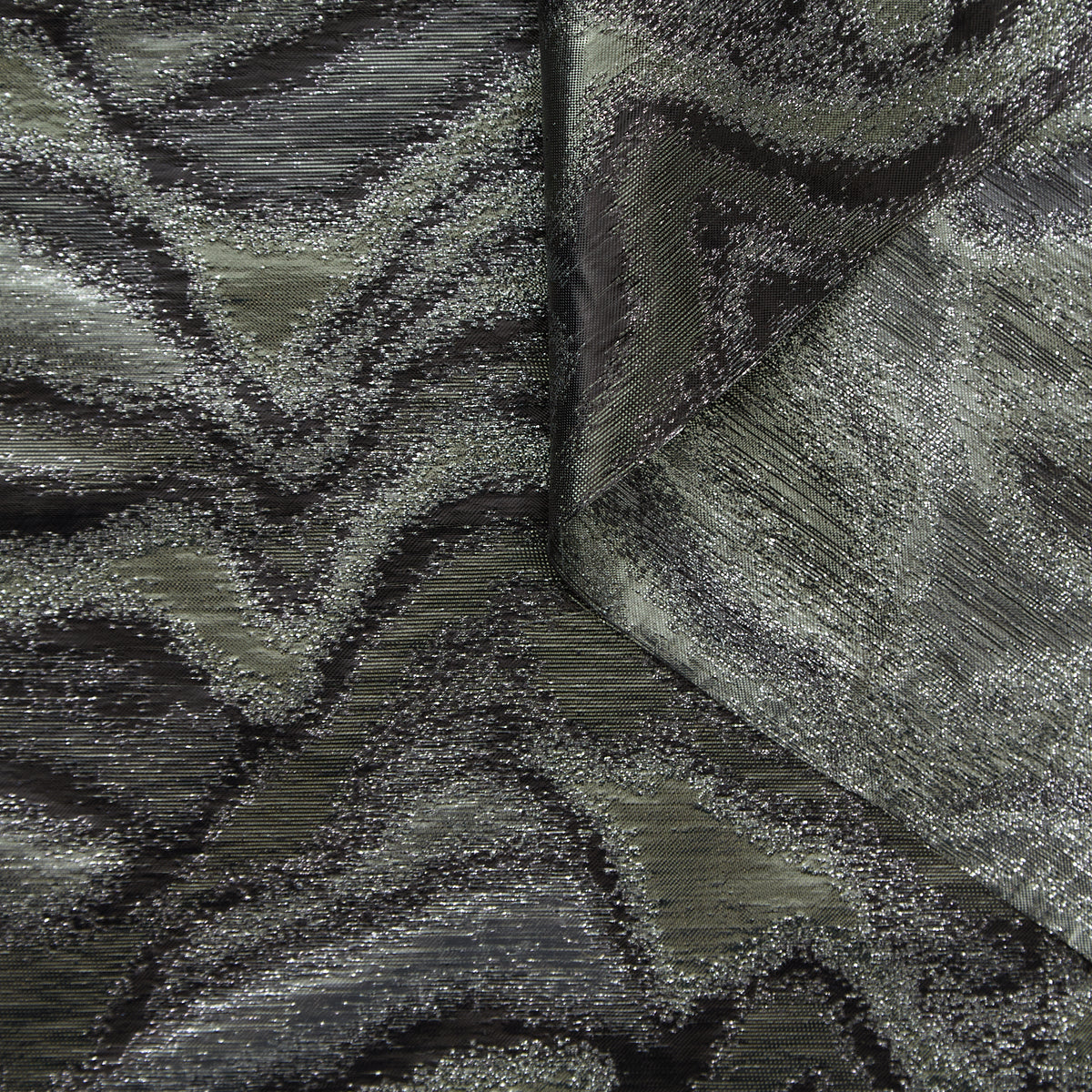 T25M12482 | Jacquard Moiré Lurex