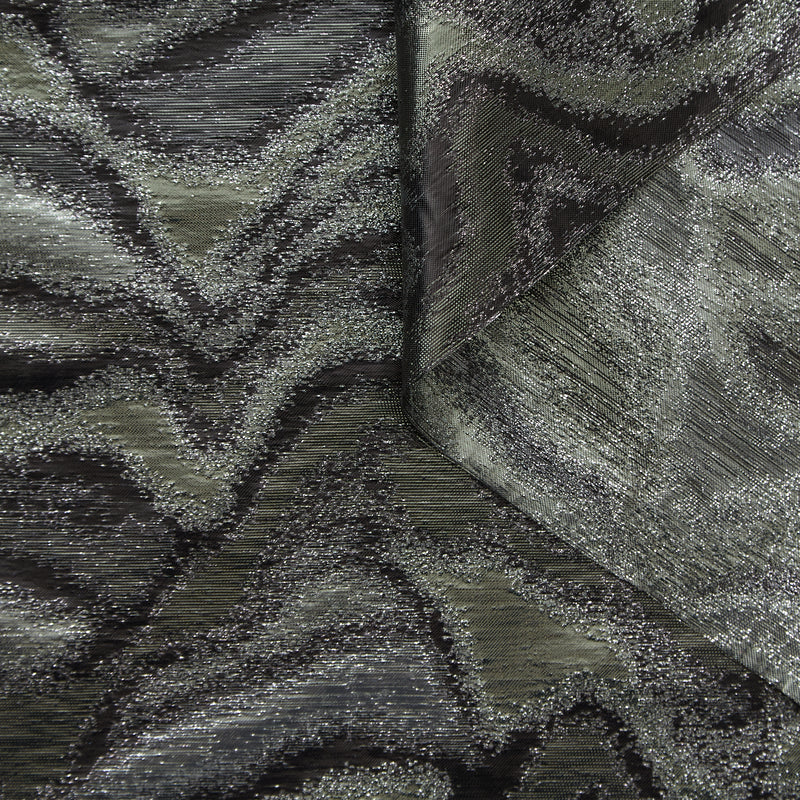 T25M12482 | Jacquard Moiré Lurex