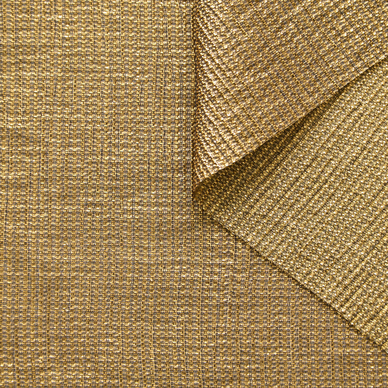T25M12495 | Jacquard Natté Doré en Soie - vue 1