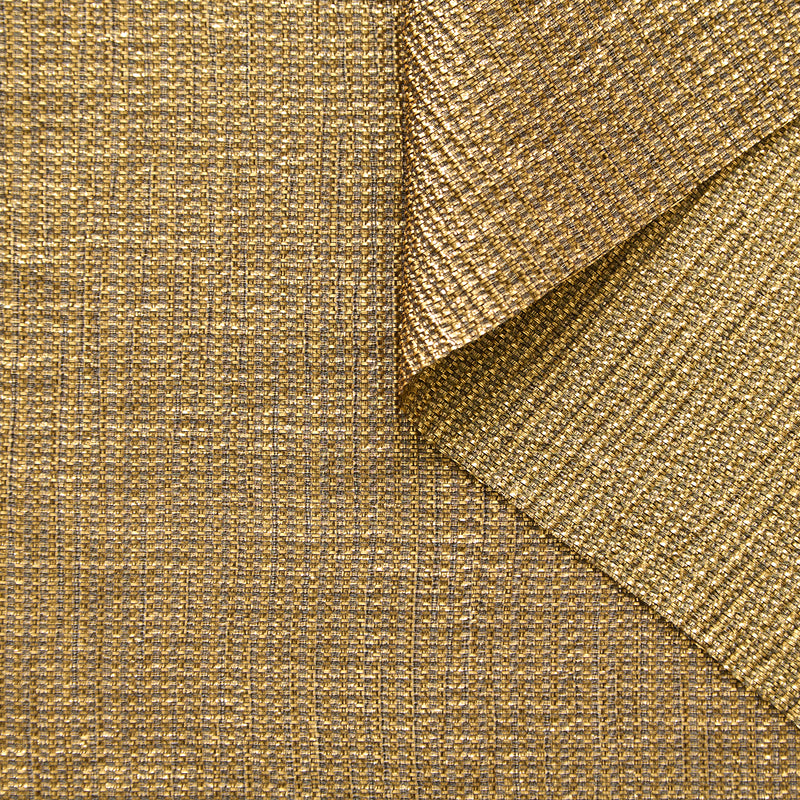 T25M12495 | Jacquard Natté Doré en Soie