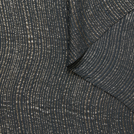 T25M12505 | Jacquard Seersucker Lurex à Ondulations