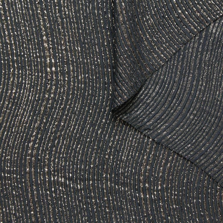 T25M12505 | Wavy Lurex Jacquard Seersucker - view 1