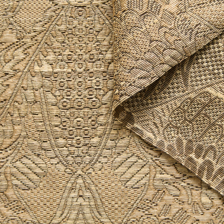 T25M12522 | Silk Jacquard with Raphia Effect
