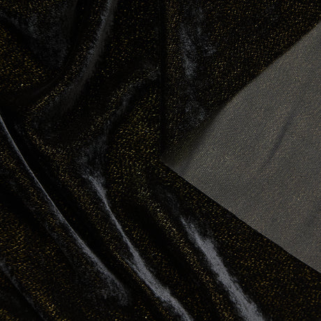 T25M12528 | Velours Lurex en Viscose et Soie