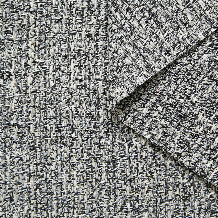 T25M12544 | Tweed Bicolore en Laine et Soie - vue 1