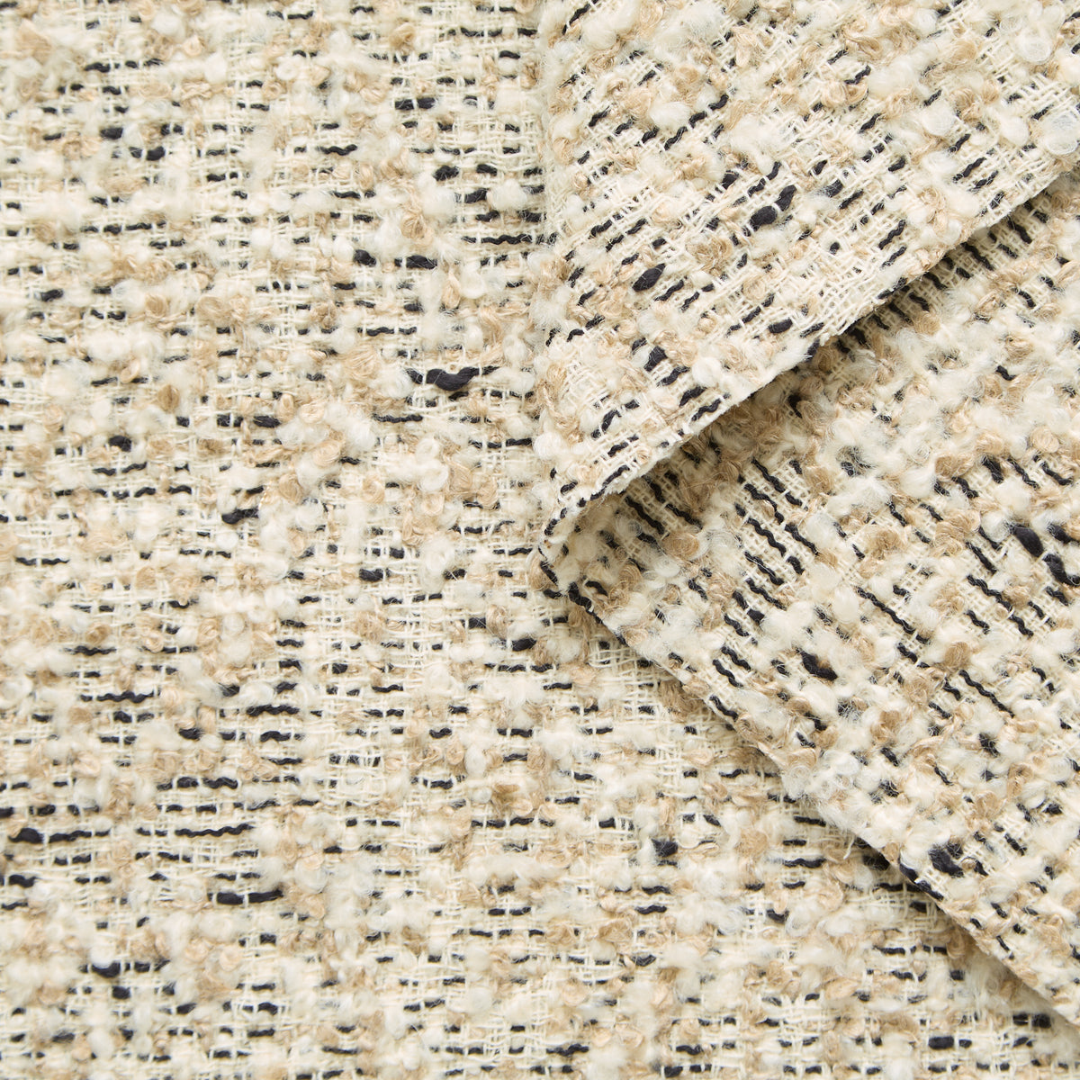 T25M12545 | Tweed Bouclé de Laine et Lin