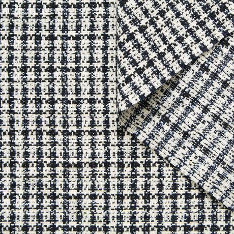 T25M12552 | Bicolor Check Wool Tweed