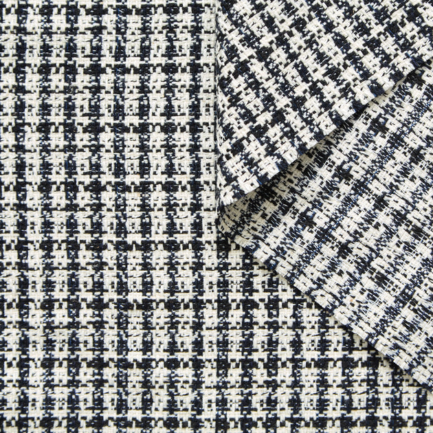 T25M12552 | Bicolor Check Wool Tweed