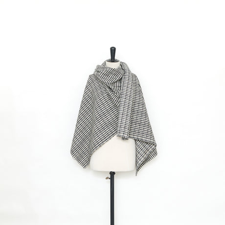  Bicolor Check Wool Tweed